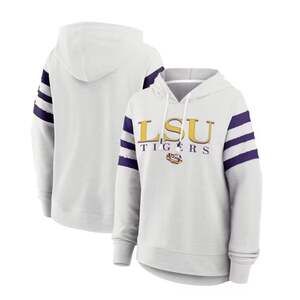 LSU Tigers Soft Hooded Sweatshirt French Terry NCAA Gray NEW - Size M